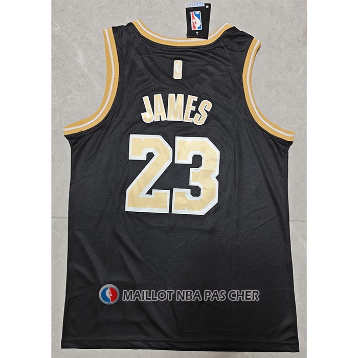 Maillot Los Angeles Lakers LeBron James Select Series Or Noir
